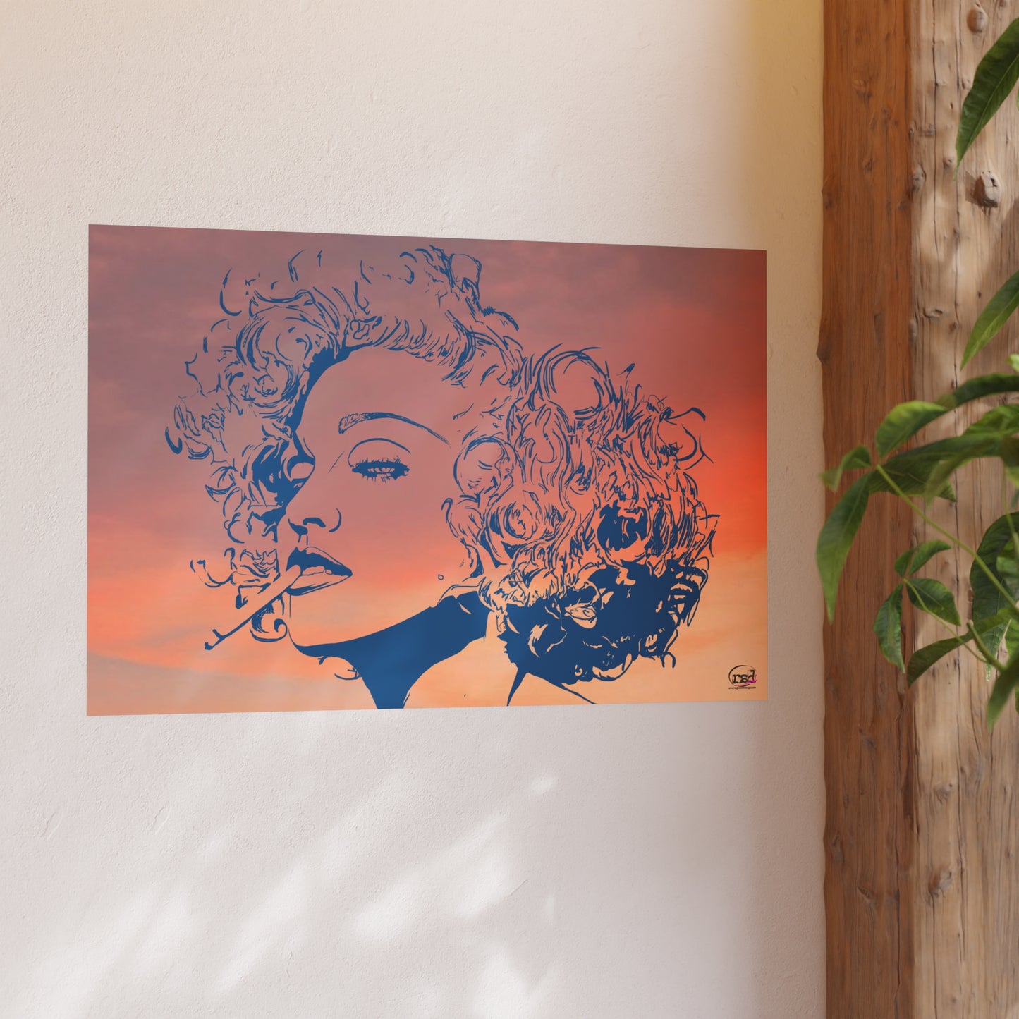 Amplified Ink GRAFFITI HEART Art Print