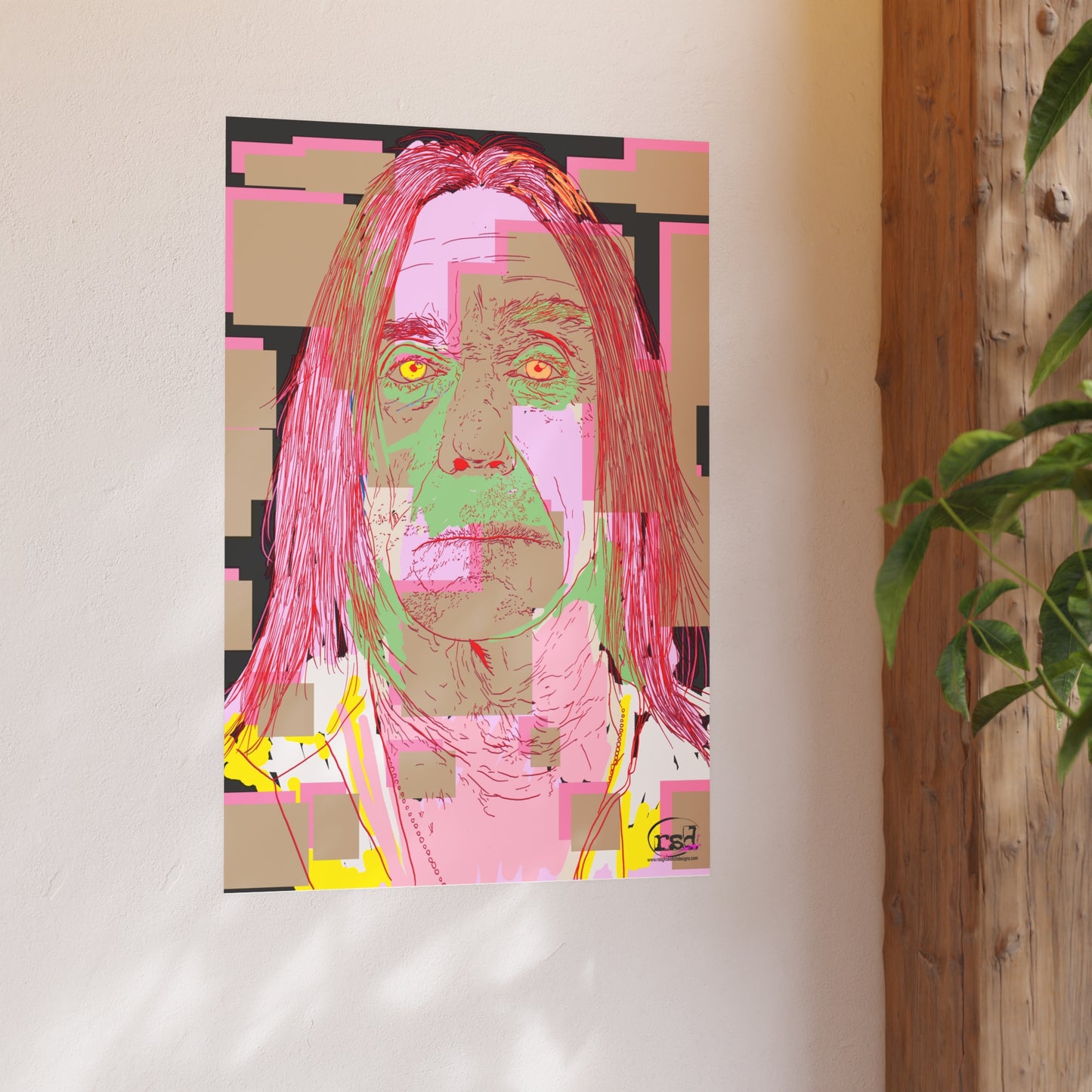 🎨 Amplified Ink Art Prints – RAW POWER (Premium Satin Edition)