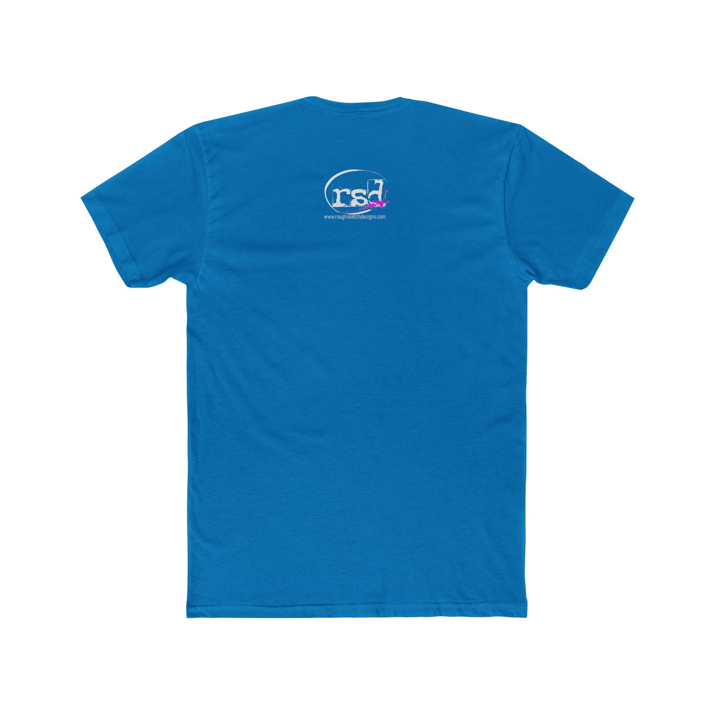 Rough Sketch Pilot Graphic Tee | White Crew T-Shirt