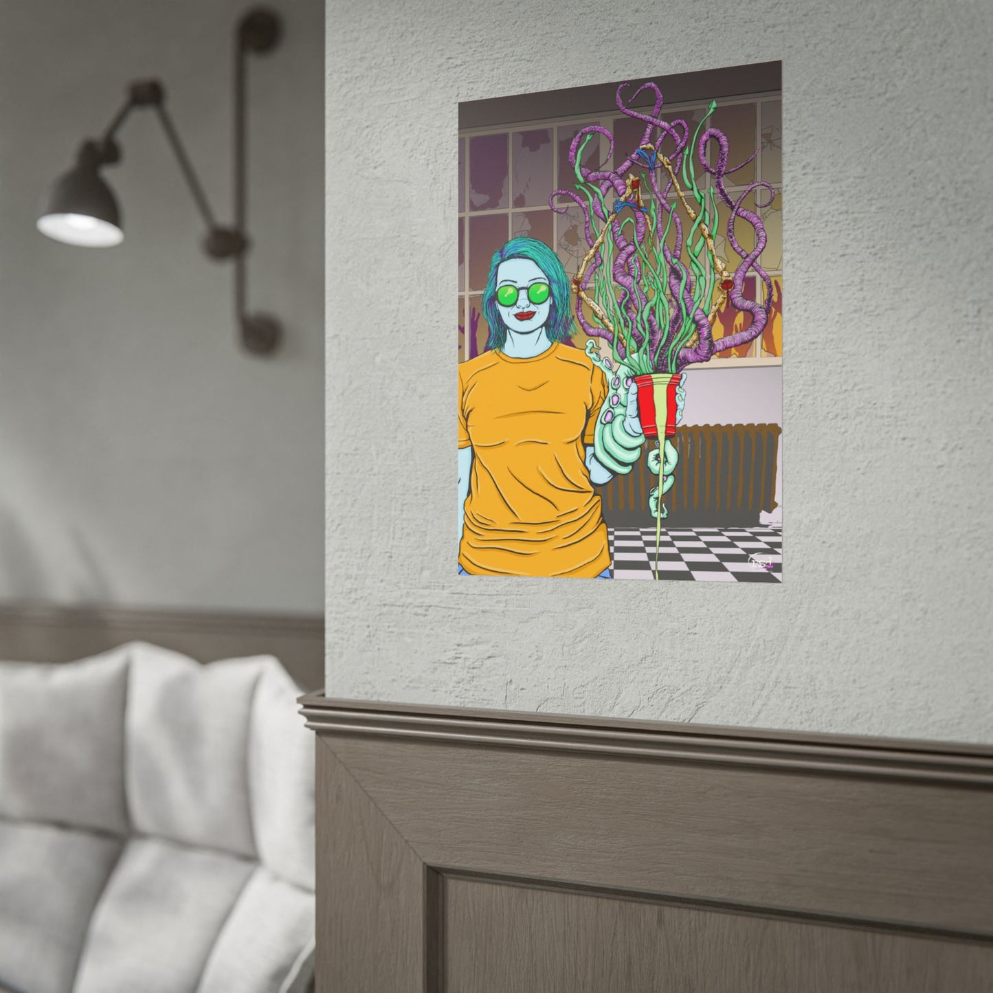 Unfazed By Chaos Art Print