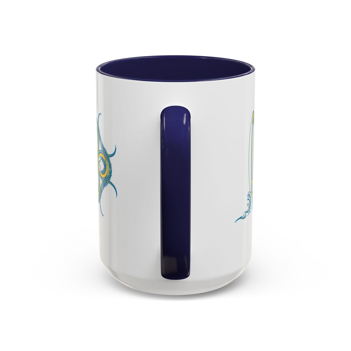 Beach Chicken Collection Surfboard Accent Coffee Mug