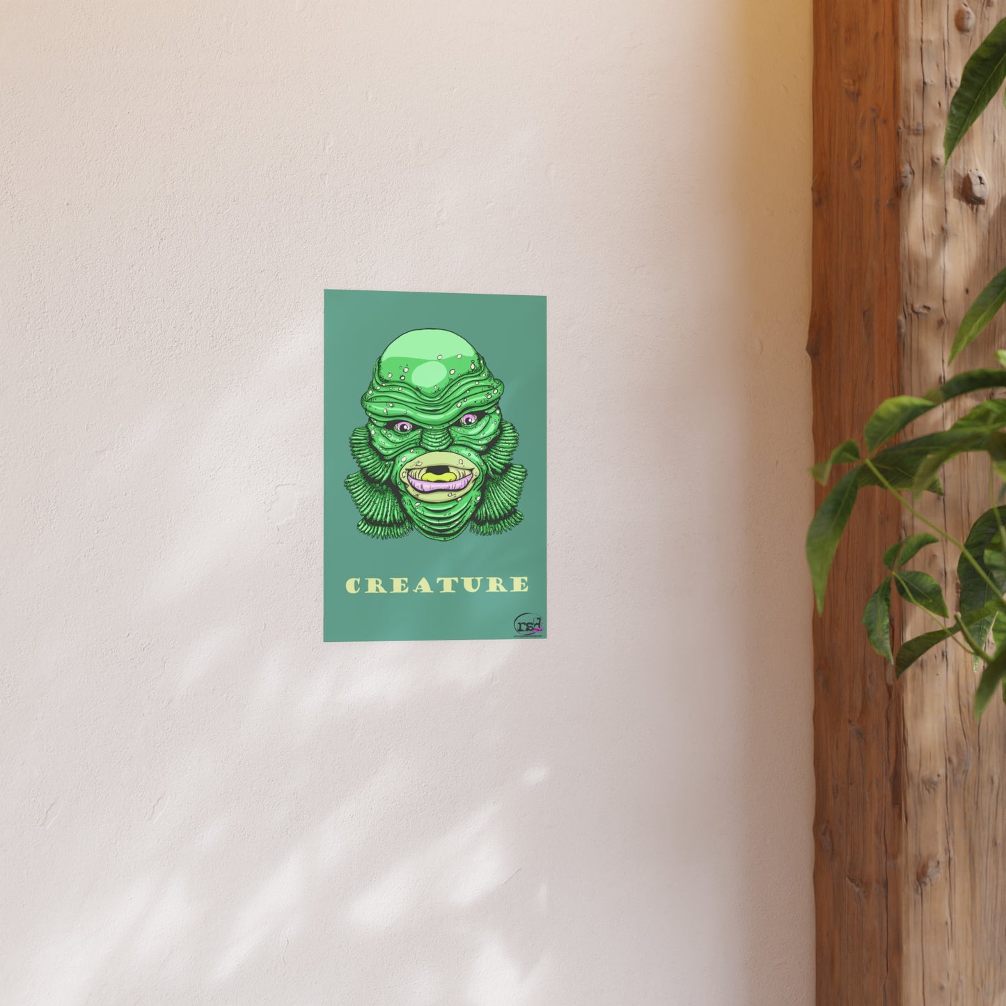 👁️💀 Cryptic Creatures Collection – THE CREATURE (Color Edition) Print