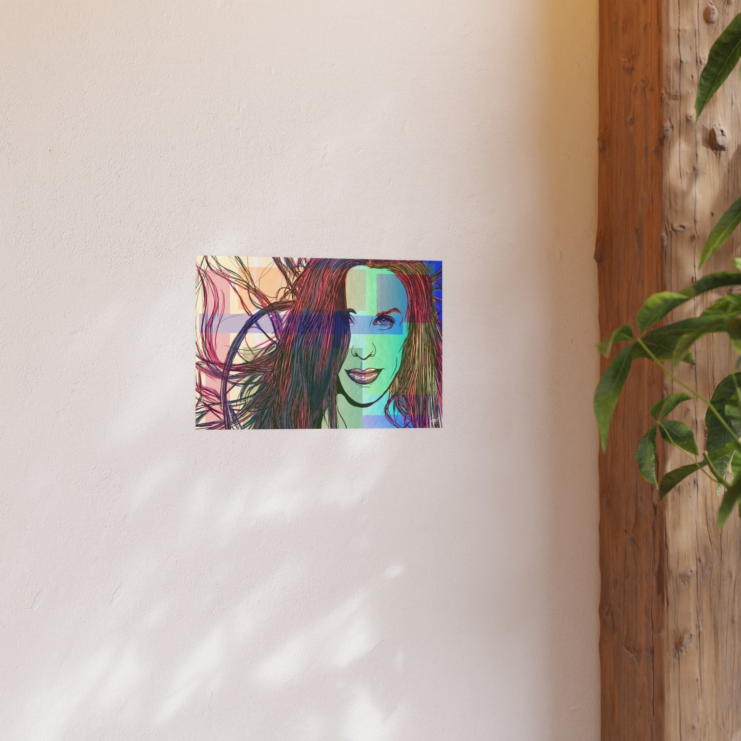 🎨 Amplified Ink Art Prints – IRONIC (Premium Satin Edition • Horizontal Print)
