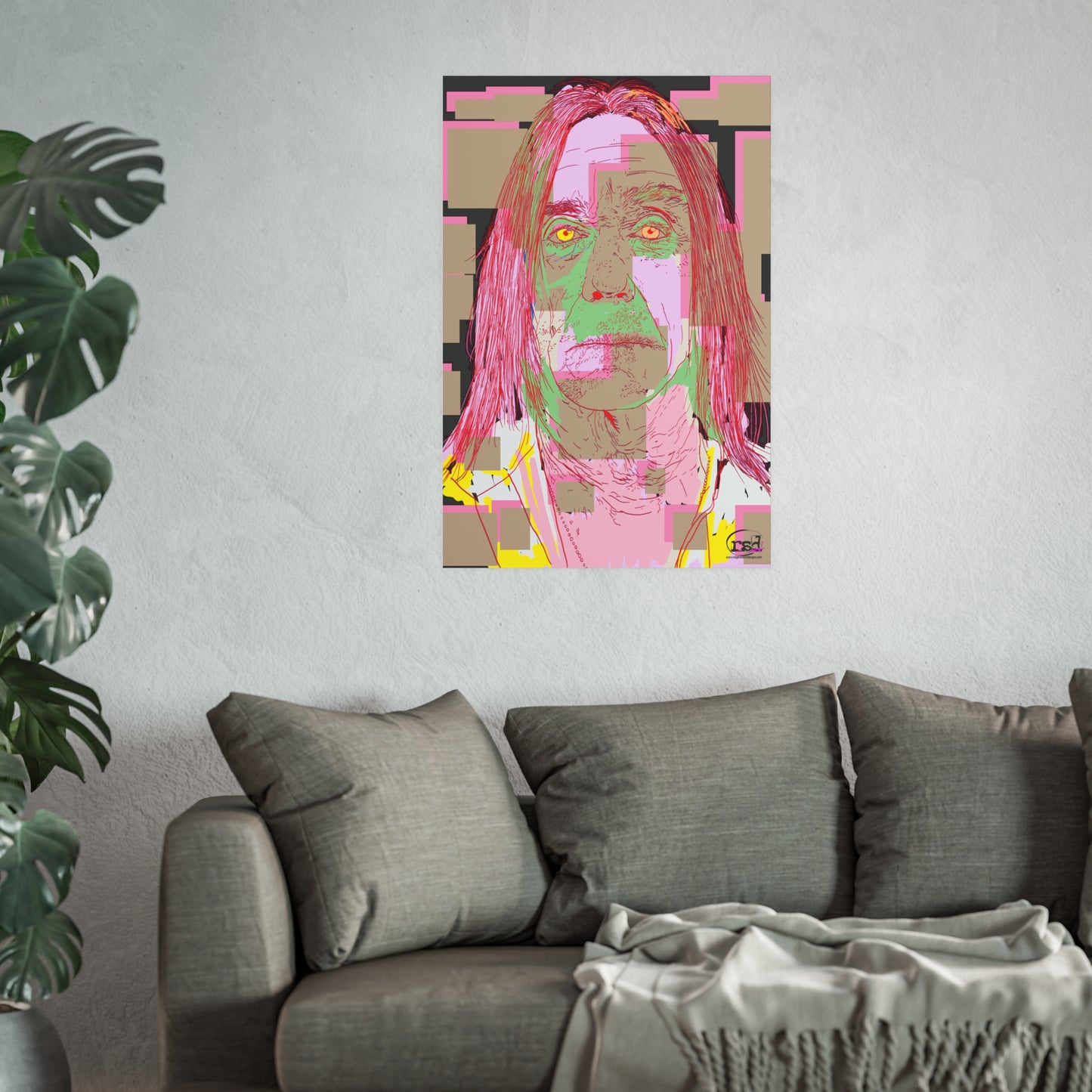 🎨 Amplified Ink Art Prints – RAW POWER (Premium Satin Edition)