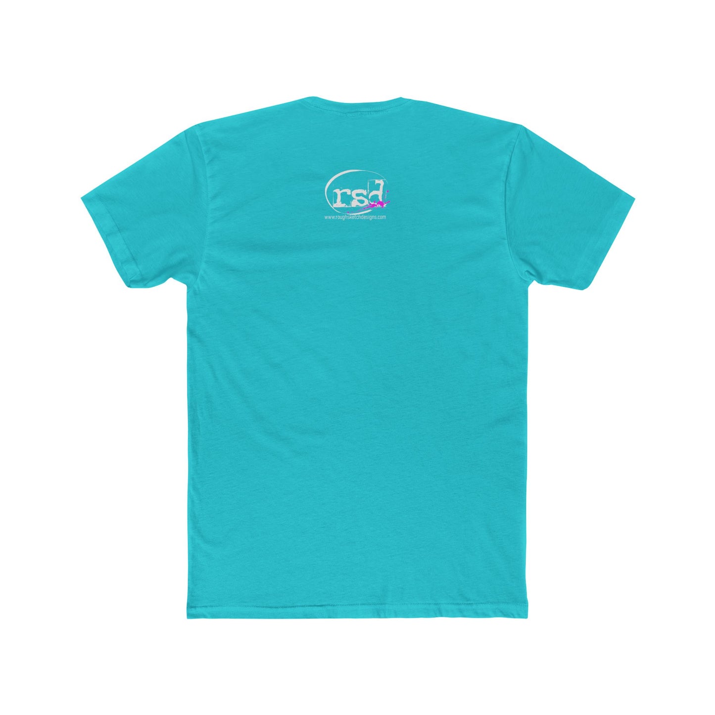 Rough Sketch Pilot Graphic Tee | White Crew T-Shirt