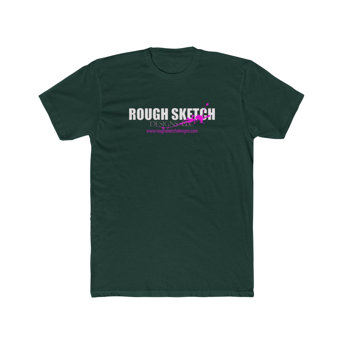 Rough Sketch Pilot Graphic Tee | White Crew T-Shirt