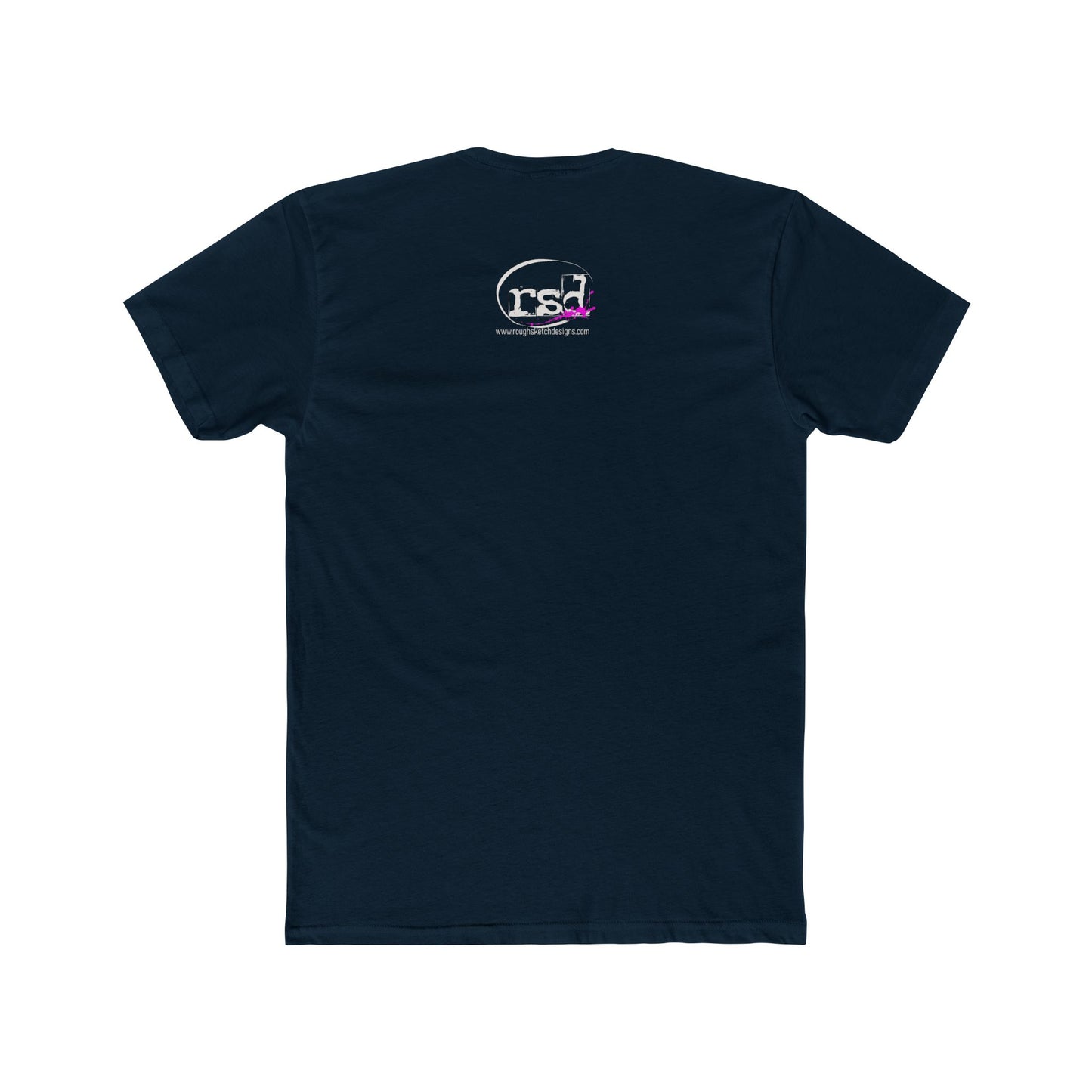 Rough Sketch Pilot Graphic Tee | White Crew T-Shirt