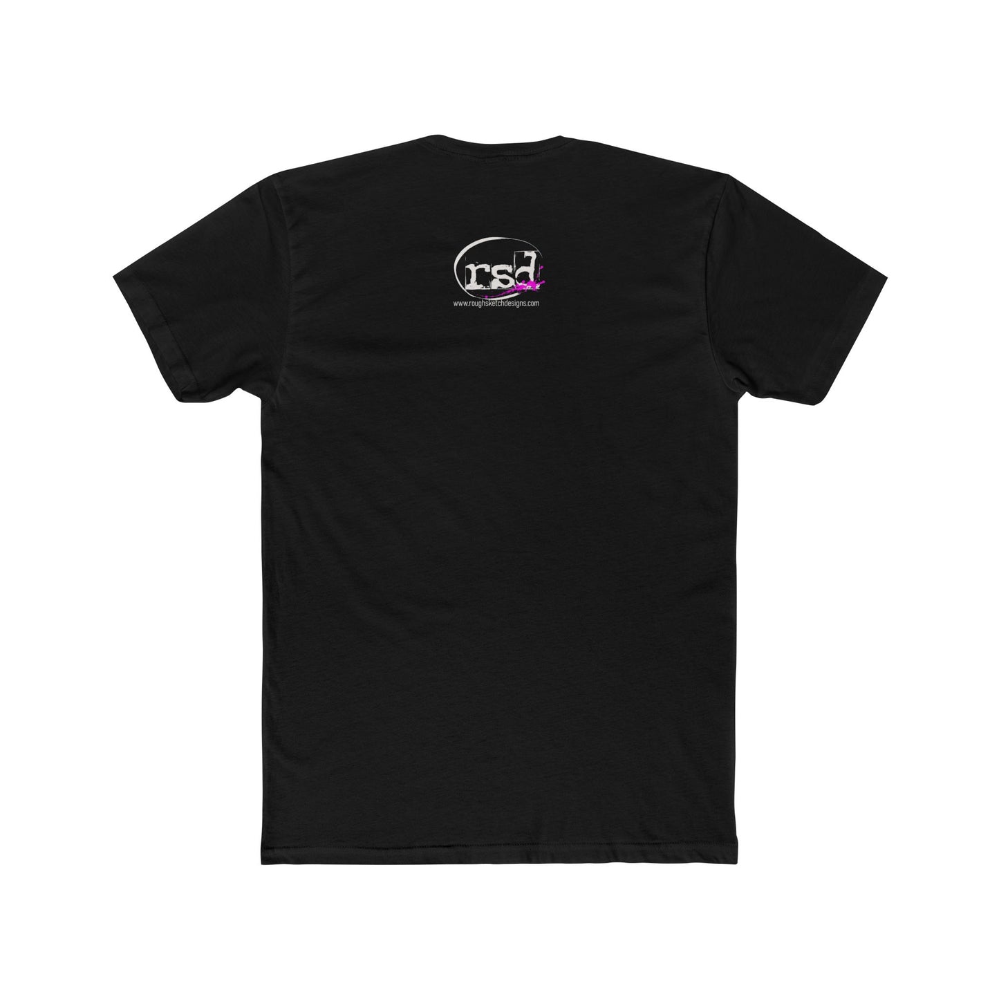 Rough Sketch Pilot Graphic Tee | White Crew T-Shirt