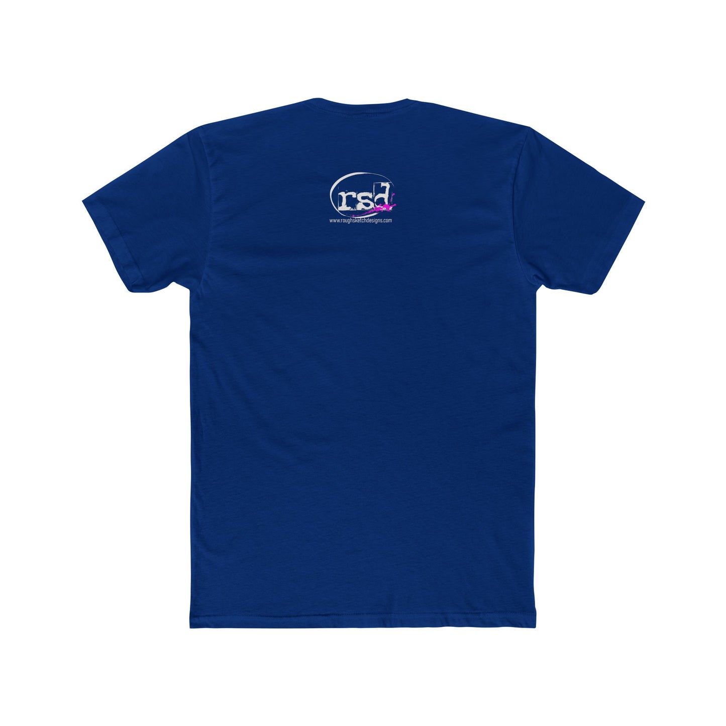Rough Sketch Pilot Graphic Tee | White Crew T-Shirt