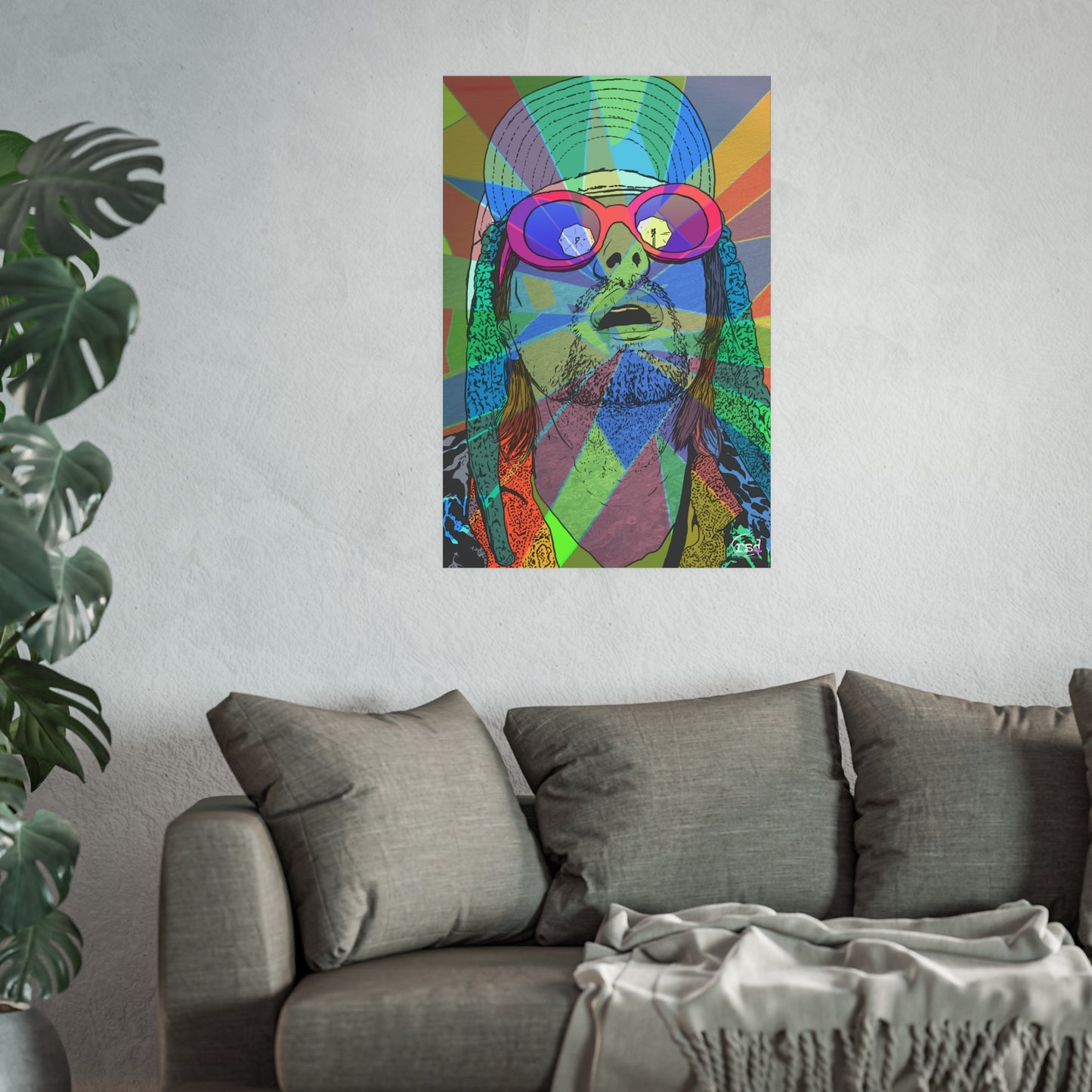 🎨 Amplified Ink Art Prints – BEESWAX (Premium Satin Edition)