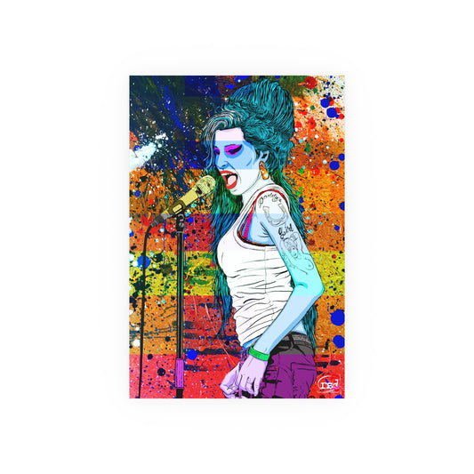 🎨 Amplified Ink Art Prints – NO GREATER LOVE (Premium Satin Edition)
