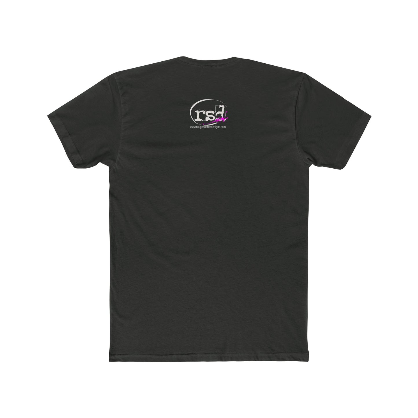 Rough Sketch Pilot Graphic Tee | White Crew T-Shirt