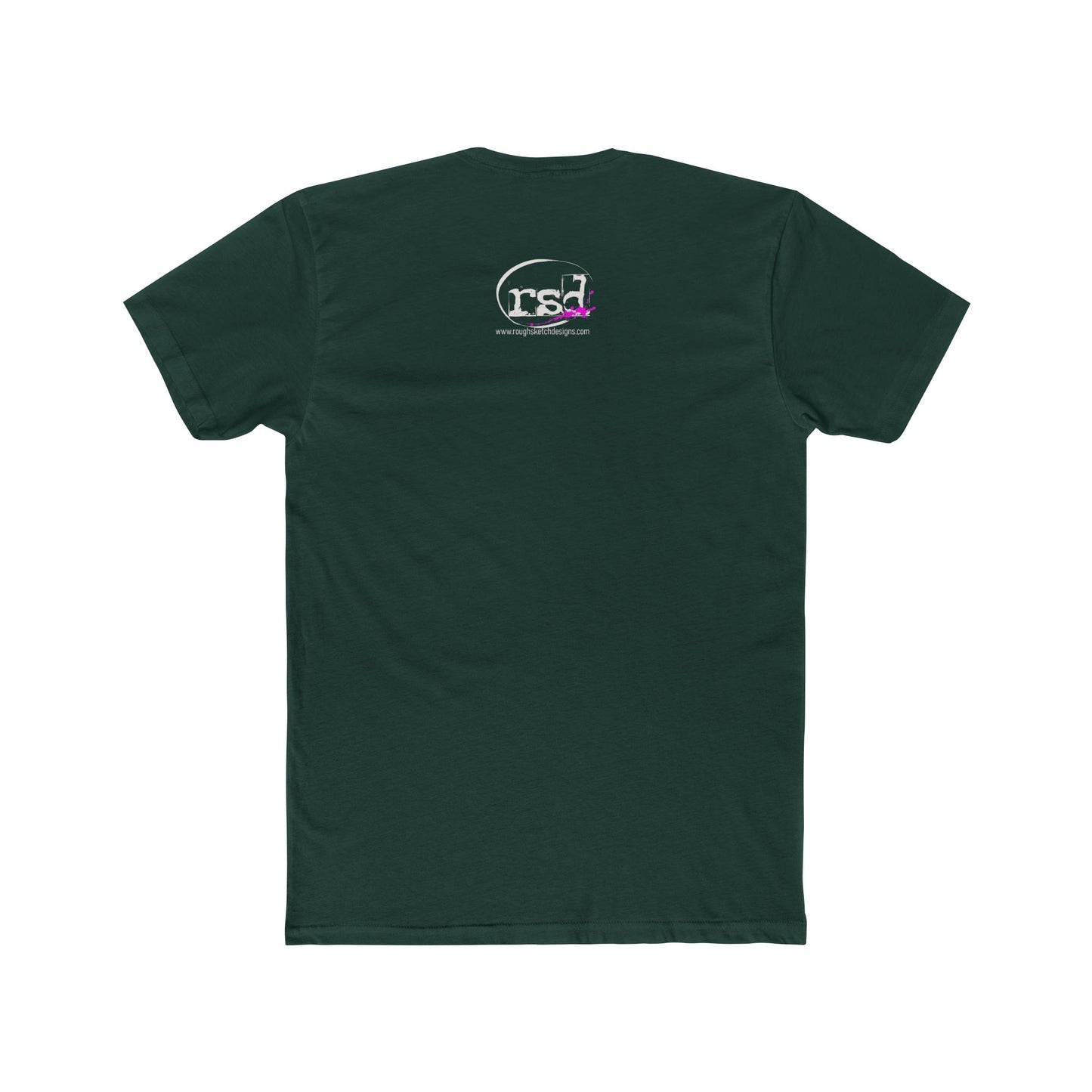 Rough Sketch Pilot Graphic Tee | White Crew T-Shirt