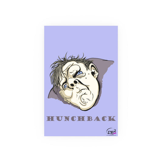👁️💀 Cryptic Coffee Collection – THE HUNCHBACK (Color Edition) Print