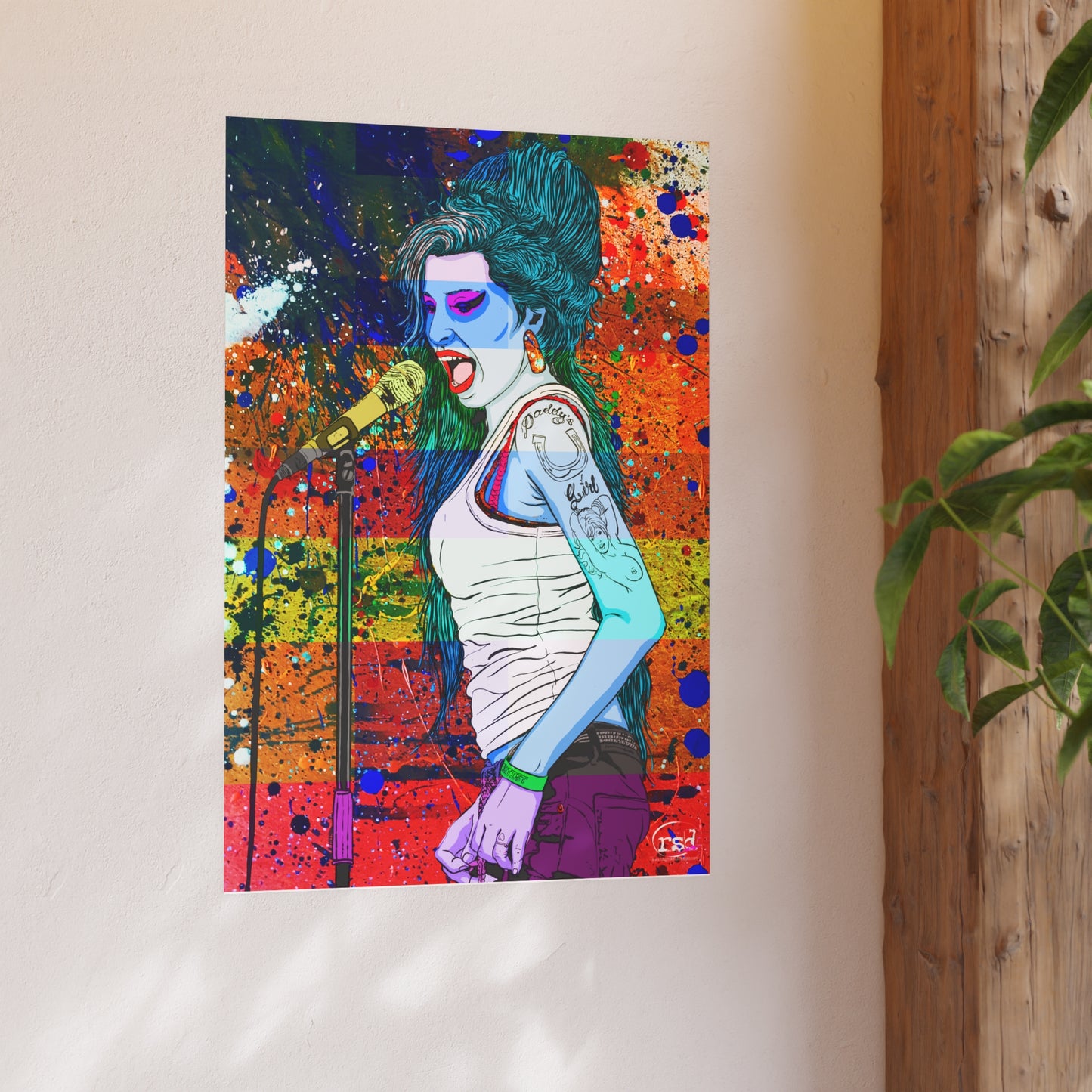 🎨 Amplified Ink Art Prints – NO GREATER LOVE (Premium Satin Edition)