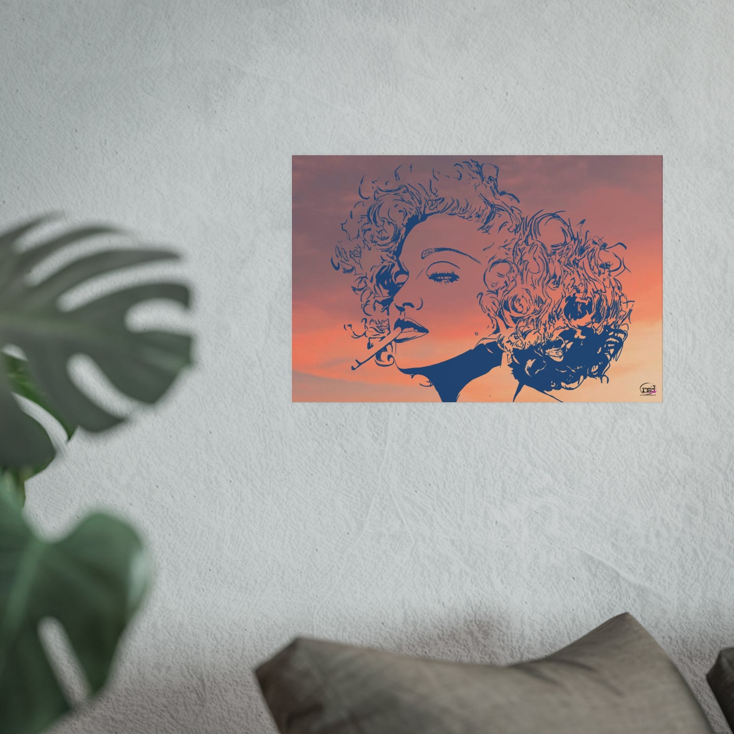 Amplified Ink GRAFFITI HEART Art Print