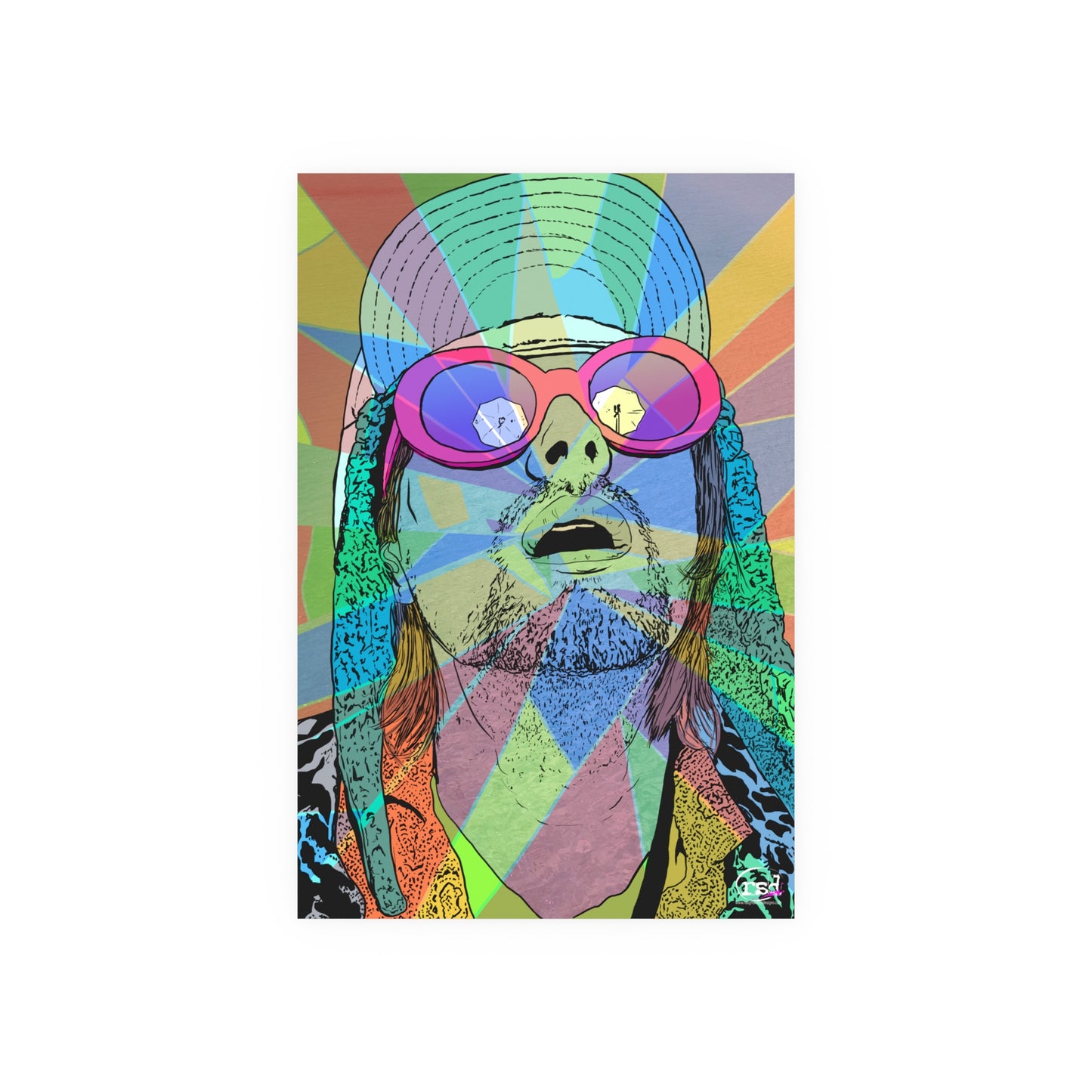🎨 Amplified Ink Art Prints – BEESWAX (Premium Satin Edition)