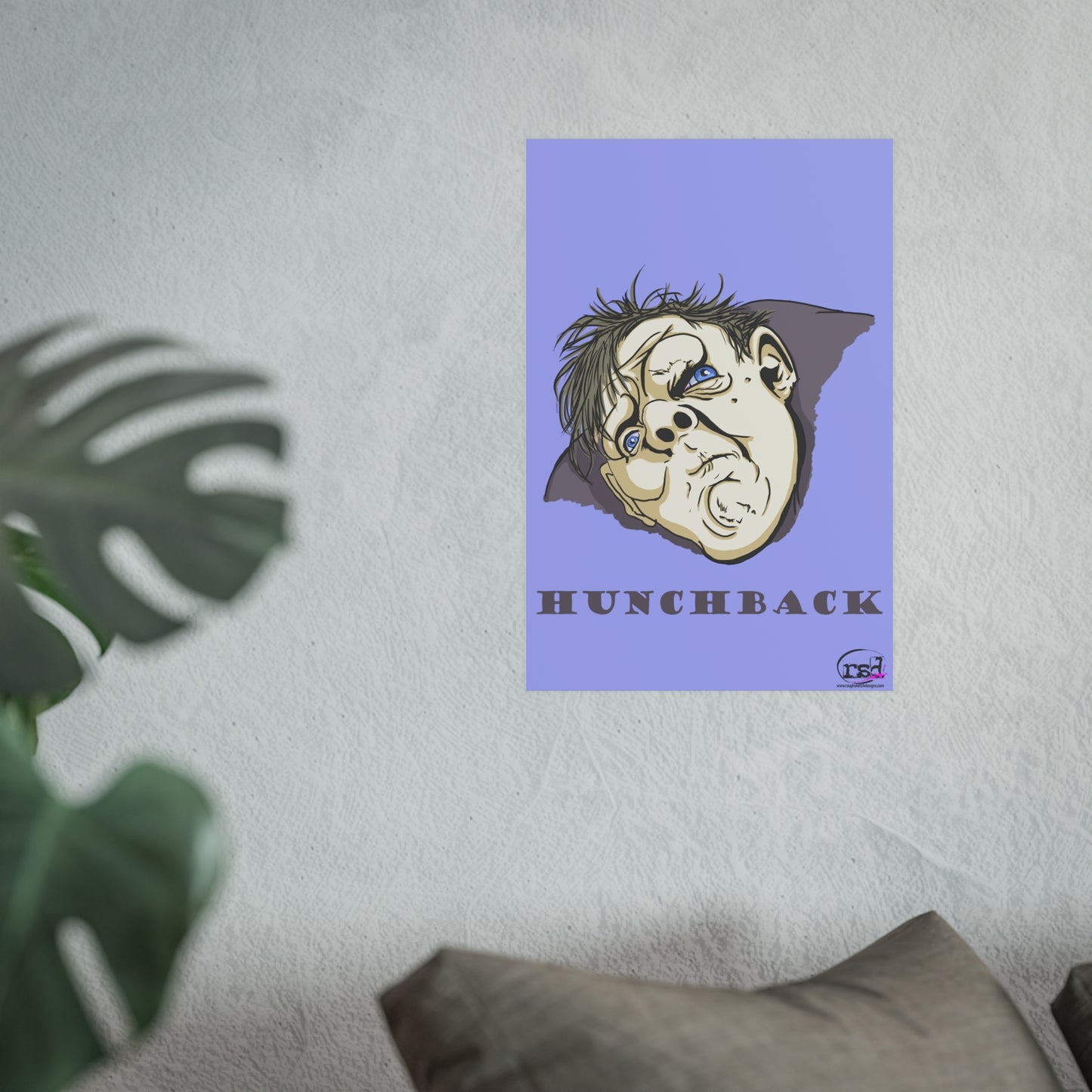 👁️💀 Cryptic Coffee Collection – THE HUNCHBACK (Color Edition) Print