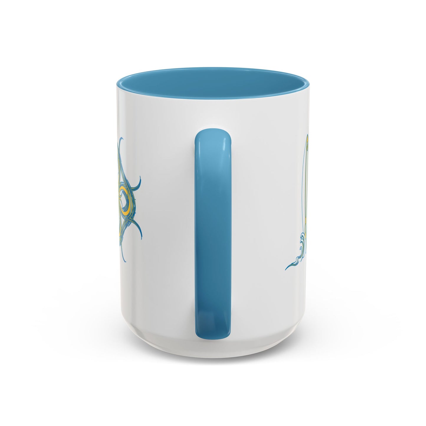 Beach Chicken Collection Surfboard Accent Coffee Mug