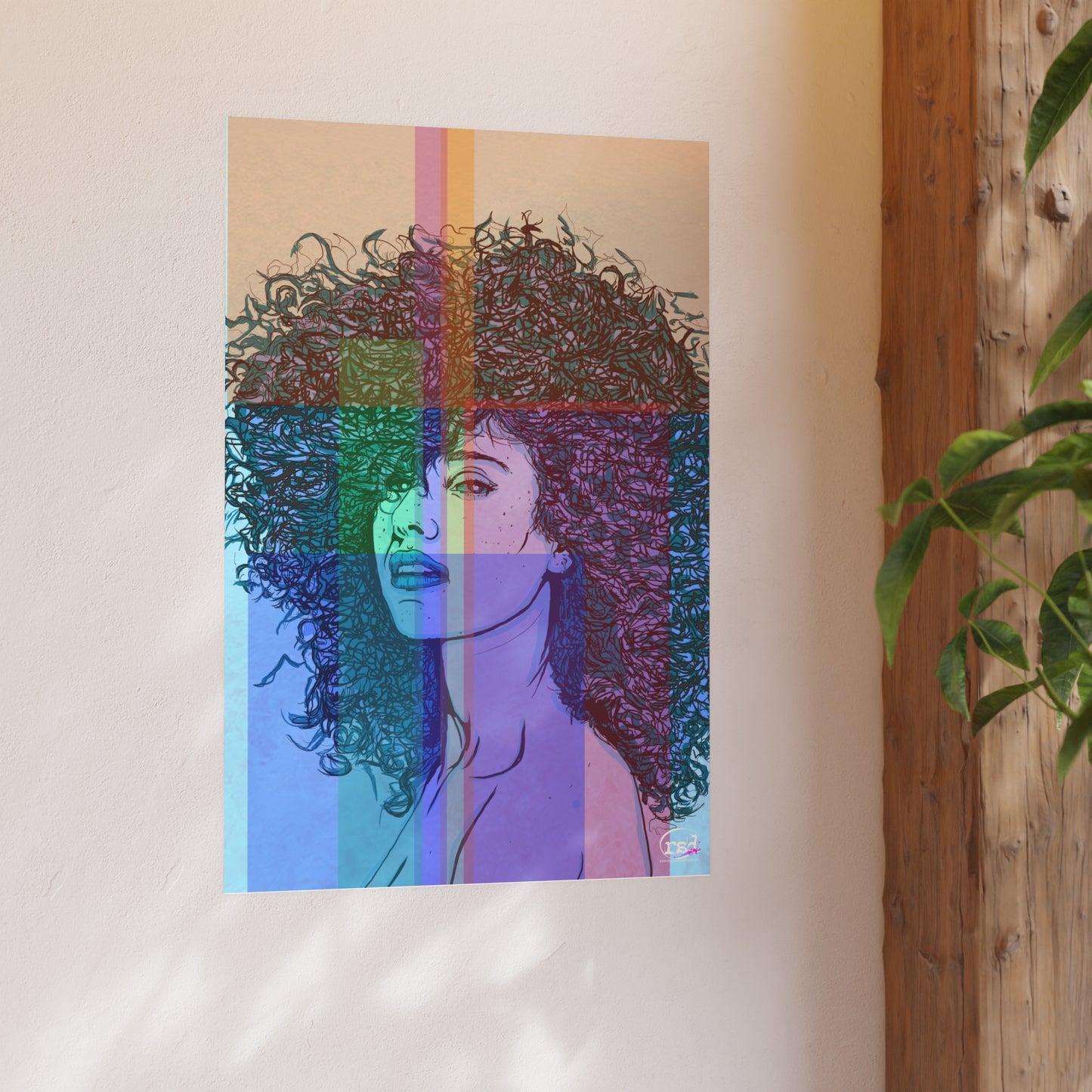 🎨 Amplified Ink Art Prints – BIG LIGHTS WILL INSPIRE YOU (Premium Satin Edition)