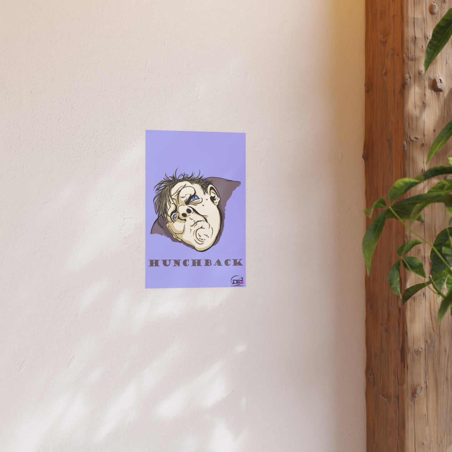 👁️💀 Cryptic Coffee Collection – THE HUNCHBACK (Color Edition) Print