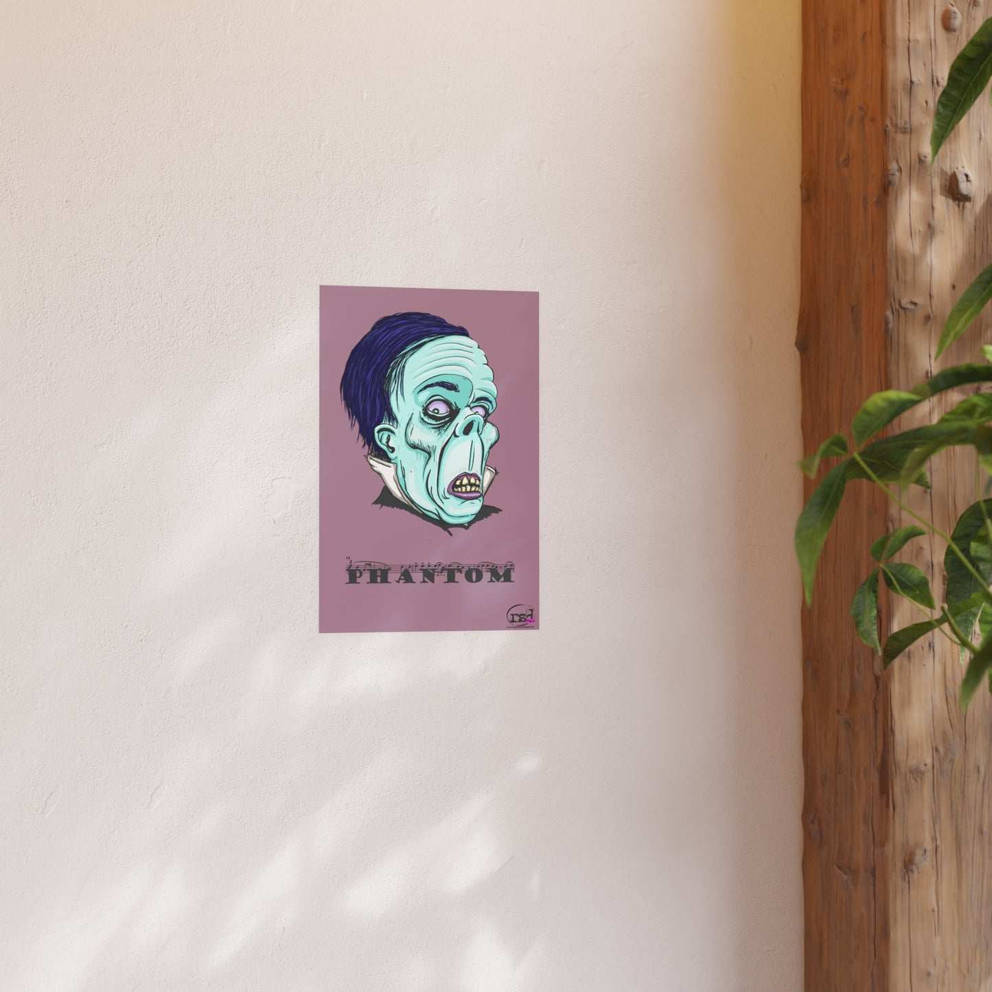 👁️💀 Cryptic Coffee Collection – THE PHANTOM (Color Edition) Print