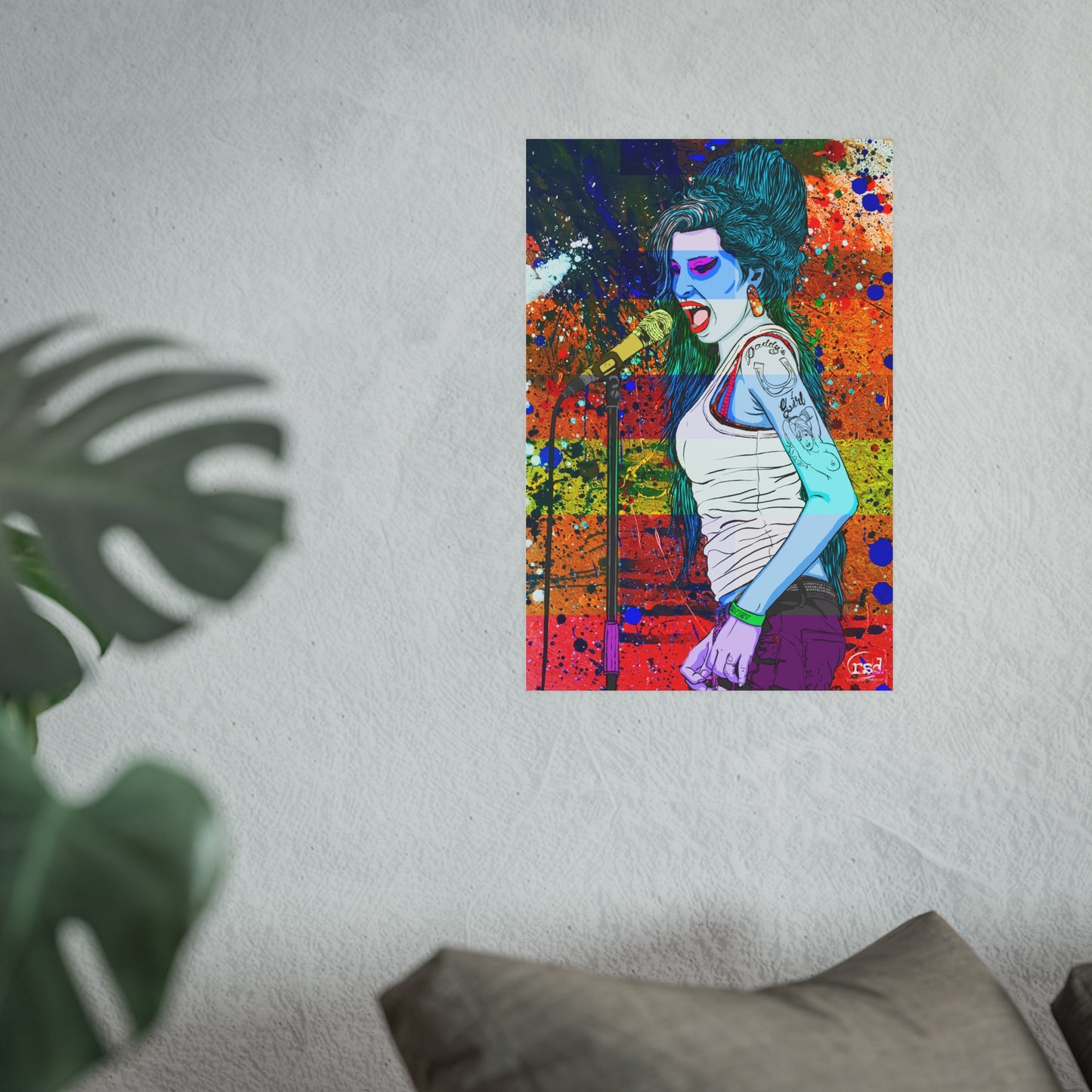 🎨 Amplified Ink Art Prints – NO GREATER LOVE (Premium Satin Edition)