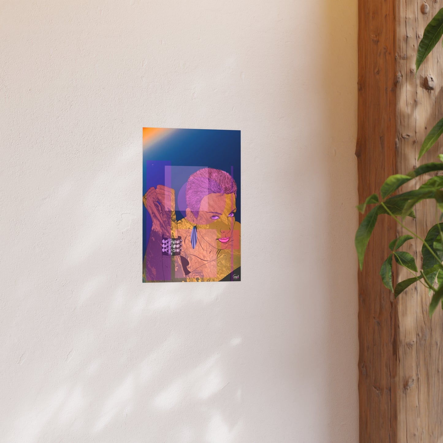 Amplified Ink LOVE IS A STRANGER Art Print