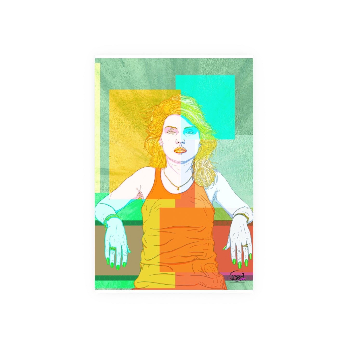 🎨 Amplified Ink Art Prints – ATOMIC (Premium Satin Edition)