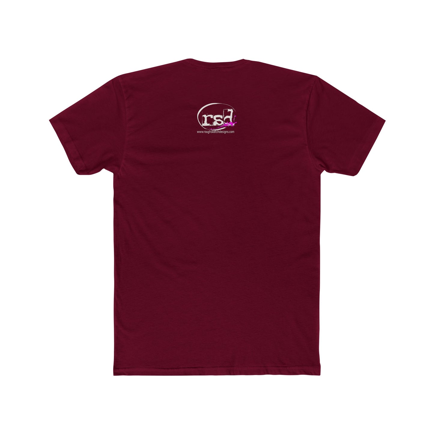 Rough Sketch Pilot Graphic Tee | White Crew T-Shirt