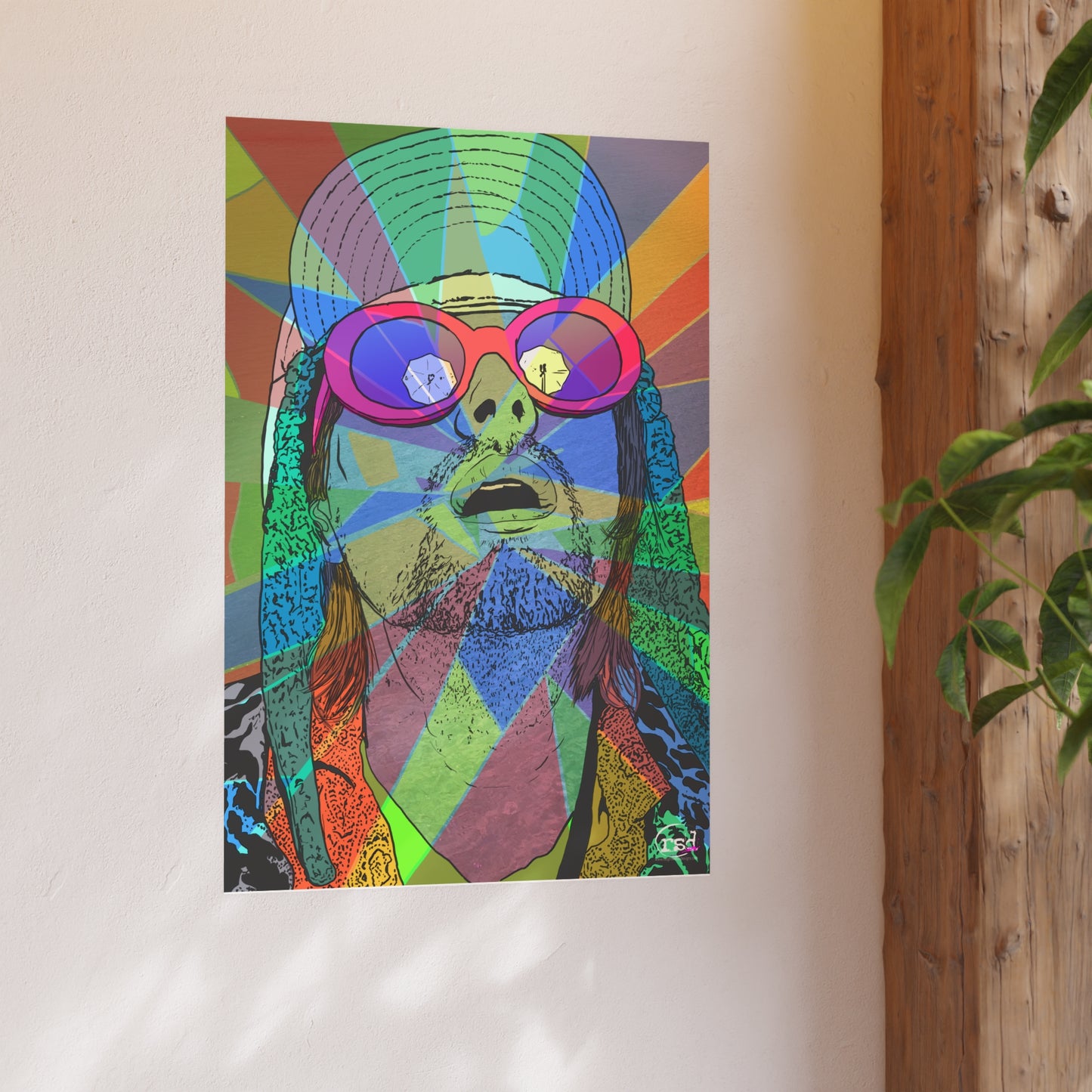 🎨 Amplified Ink Art Prints – BEESWAX (Premium Satin Edition)