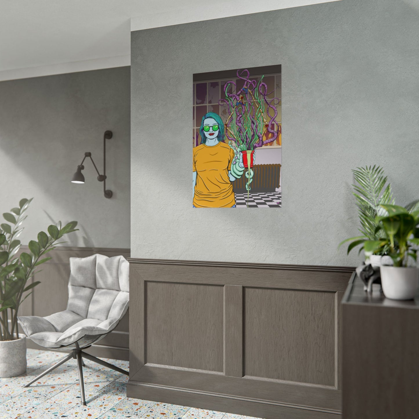 Unfazed By Chaos Art Print