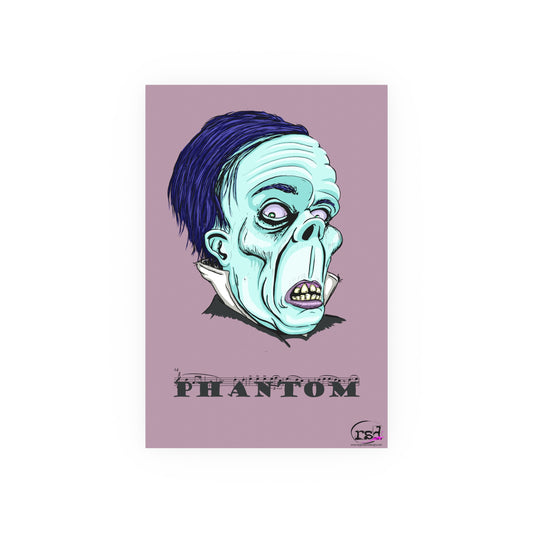 👁️💀 Cryptic Coffee Collection – THE PHANTOM (Color Edition) Print