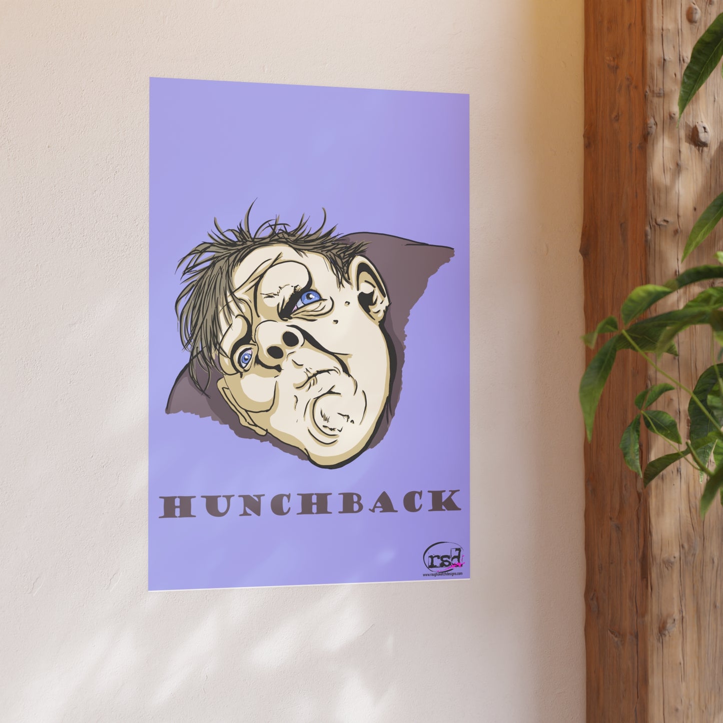 👁️💀 Cryptic Coffee Collection – THE HUNCHBACK (Color Edition) Print