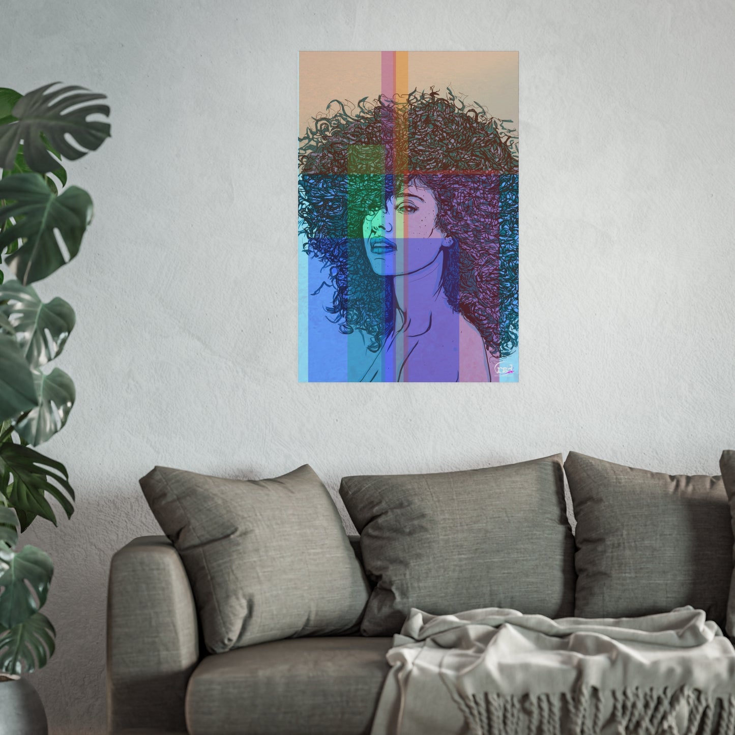 🎨 Amplified Ink Art Prints – BIG LIGHTS WILL INSPIRE YOU (Premium Satin Edition)