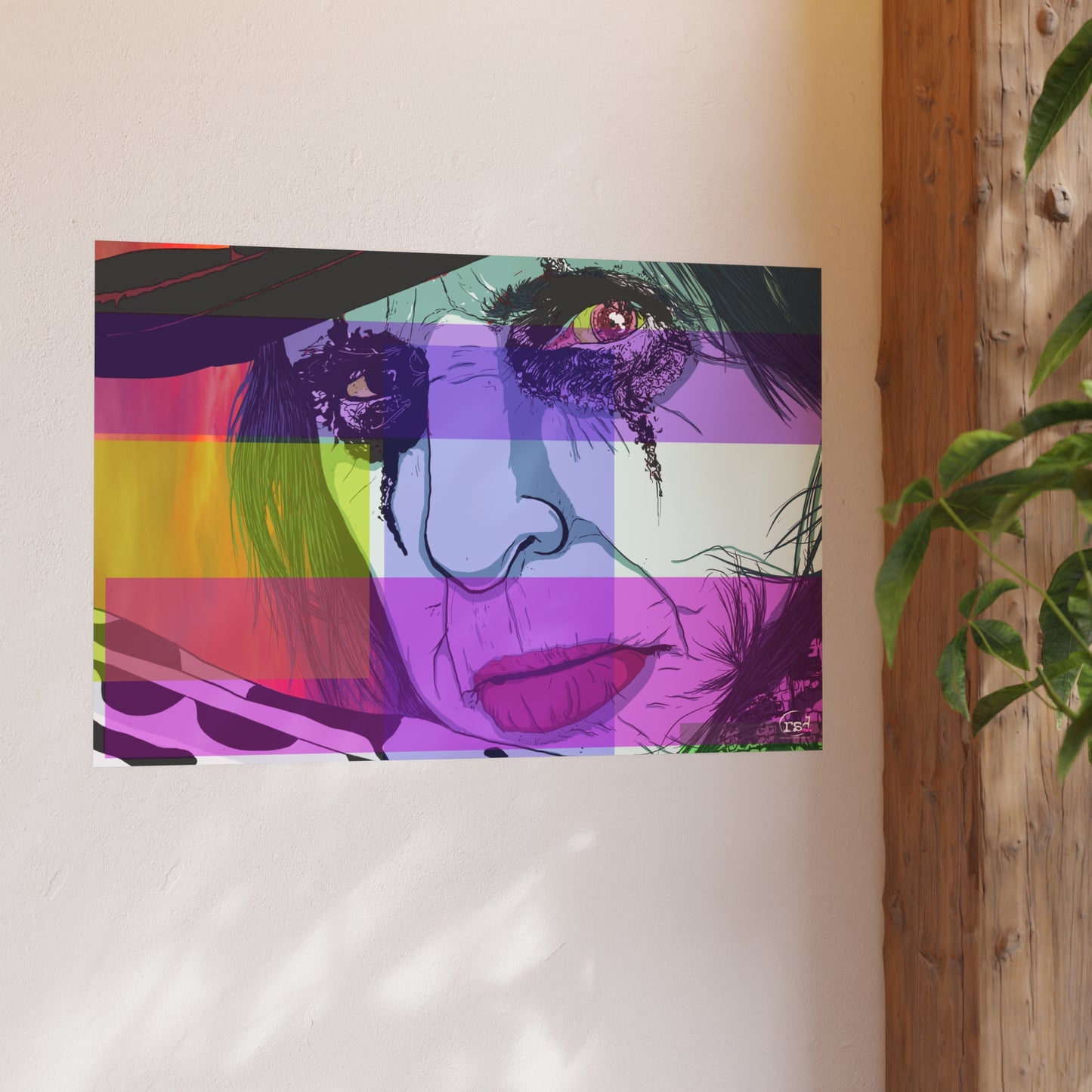 🎨 Amplified Ink Art Prints – MILLION DOLLAR BABY (Premium Satin Edition)