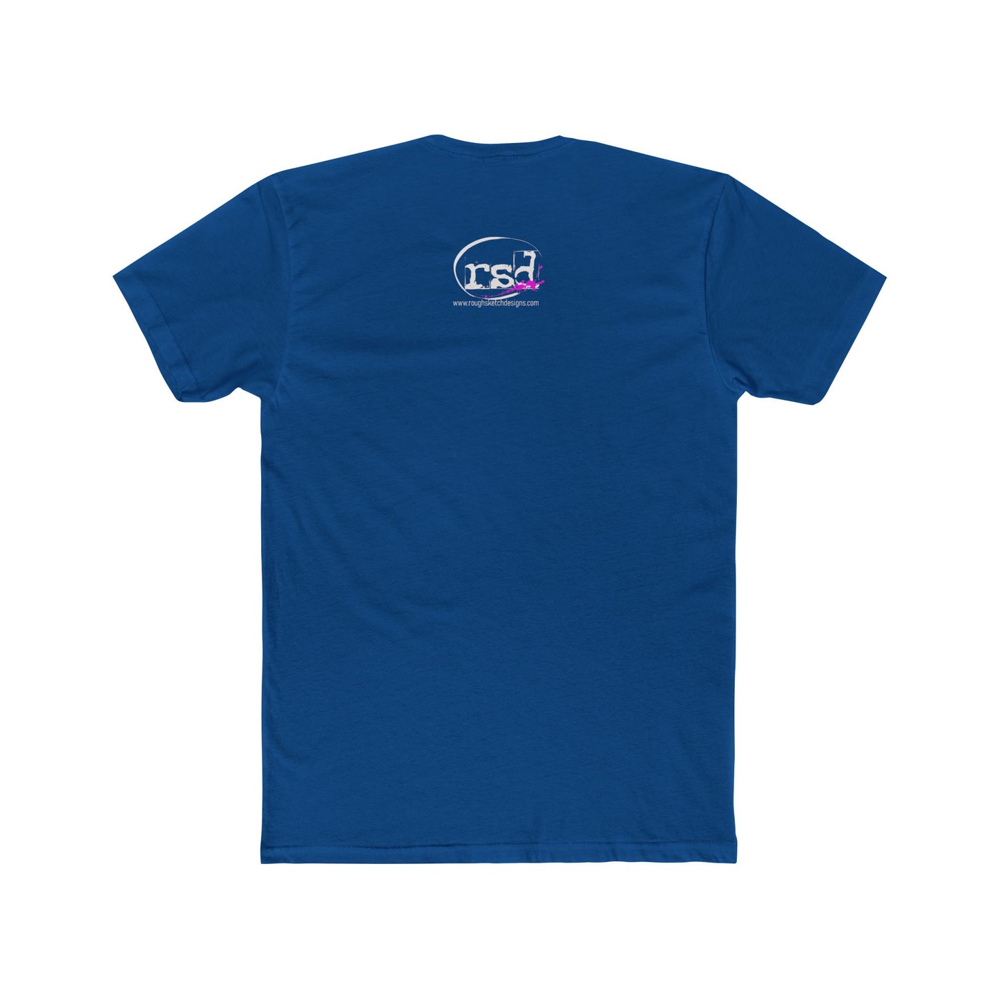 Rough Sketch Pilot Graphic Tee | White Crew T-Shirt