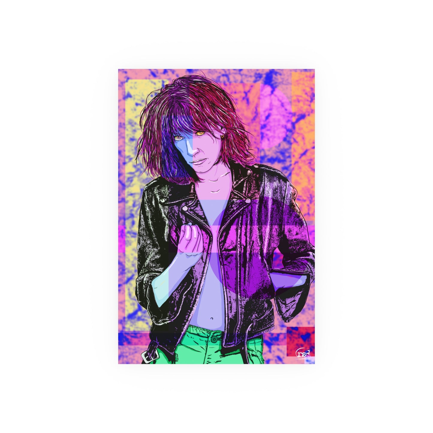 🎨 Amplified Ink Art Prints – PEACE AND NOISE (Premium Satin Edition)