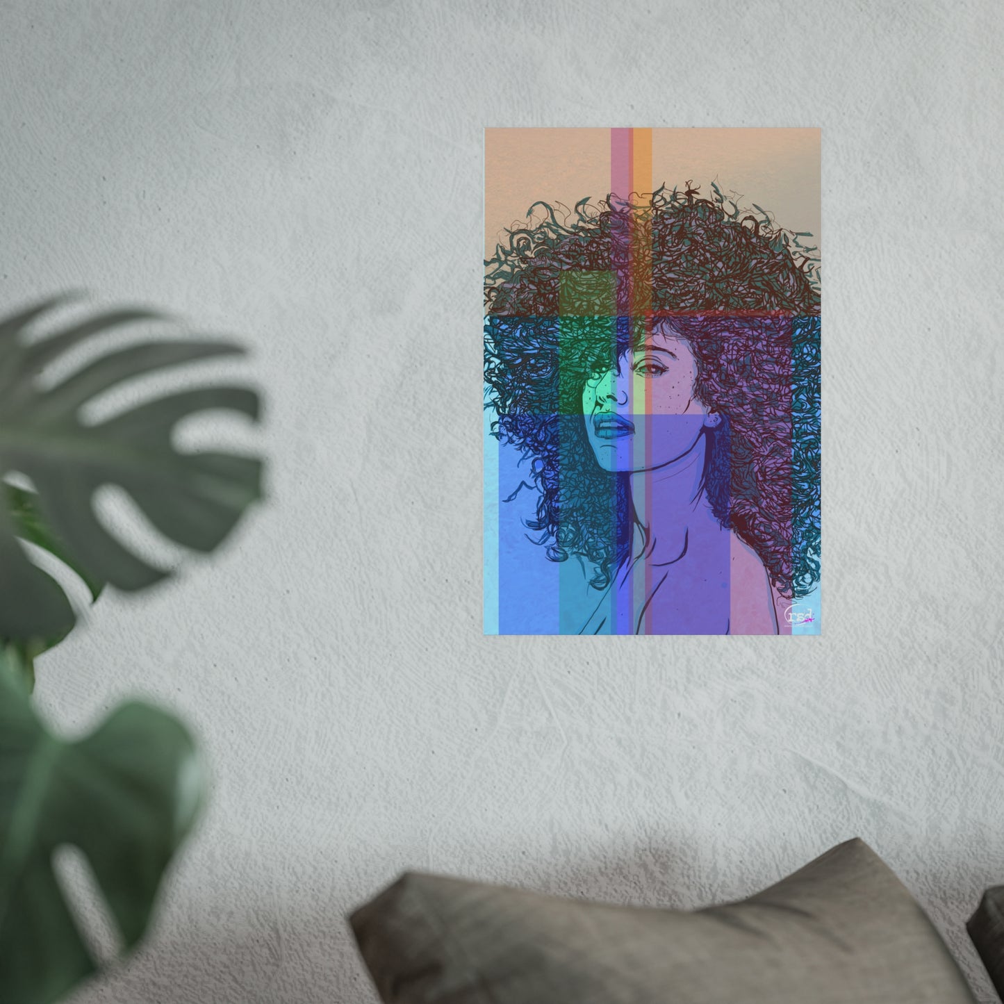 🎨 Amplified Ink Art Prints – BIG LIGHTS WILL INSPIRE YOU (Premium Satin Edition)