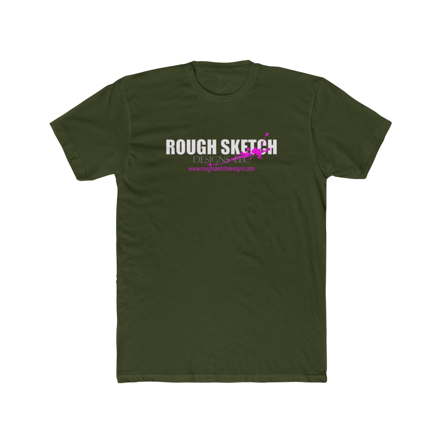 Rough Sketch Pilot Graphic Tee | White Crew T-Shirt