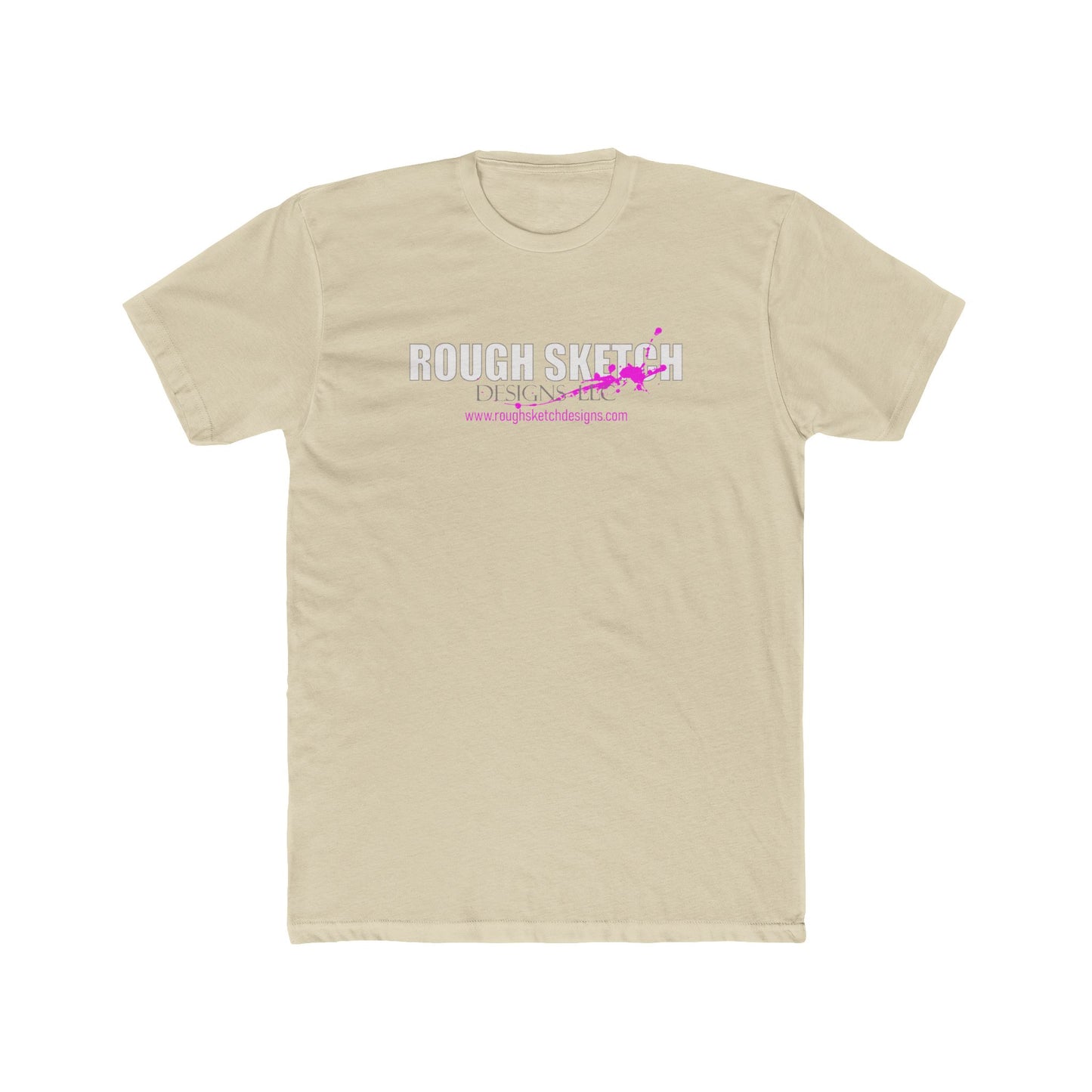 Rough Sketch Pilot Graphic Tee | White Crew T-Shirt